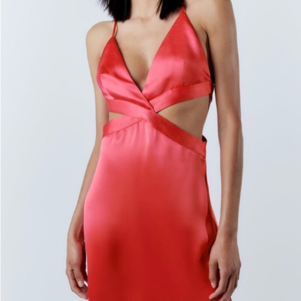 Zara Dark Pink Dress 👗